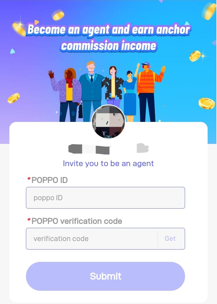 POPPO AGENCY REGISTRATION